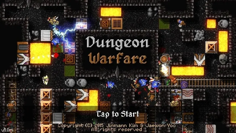 Menyiapkan jebakan secara strategis di Dungeon Warfare.