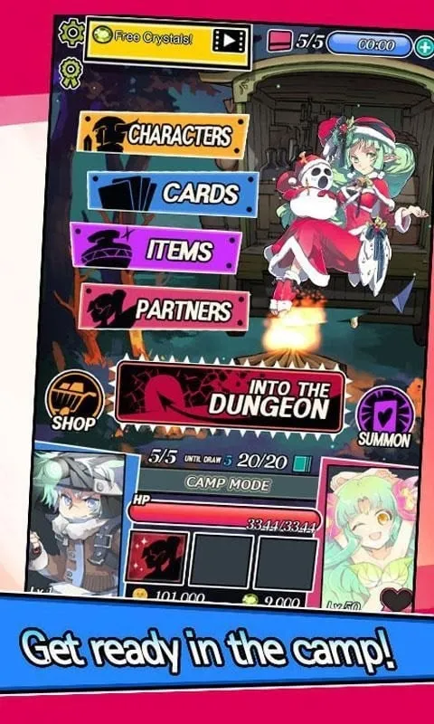 Fitur MOD Dungeon & Girls APK