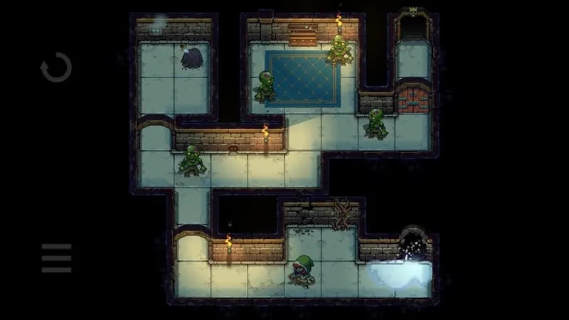 Screenshot of the Dungeons of Dreadrock game interface displaying unlocked weapons.