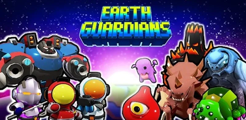 Mở game Earth Guardians trên điện thoại Android.