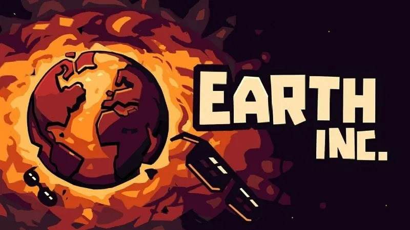 Pantalla principal del juego Earth Inc. mostrando la jugabilidad.