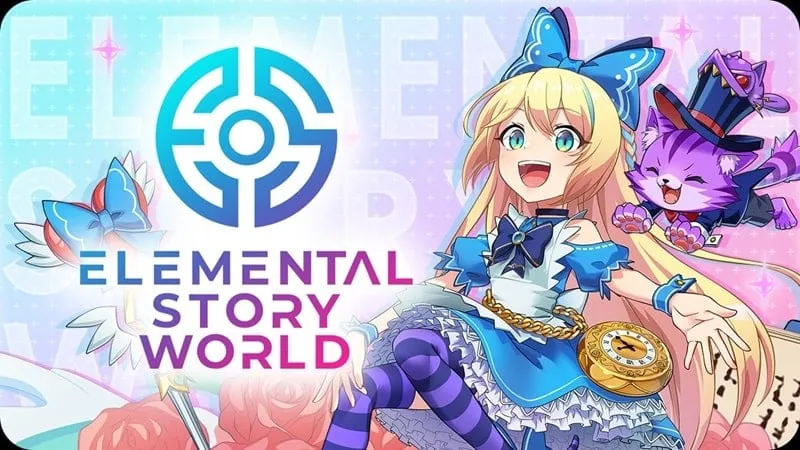 Tangkapan layar gameplay Elemental Story World.