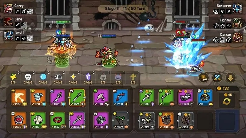 Exploring various game modes and conquering challenging levels with enhanced capabilities in Endless Arena.