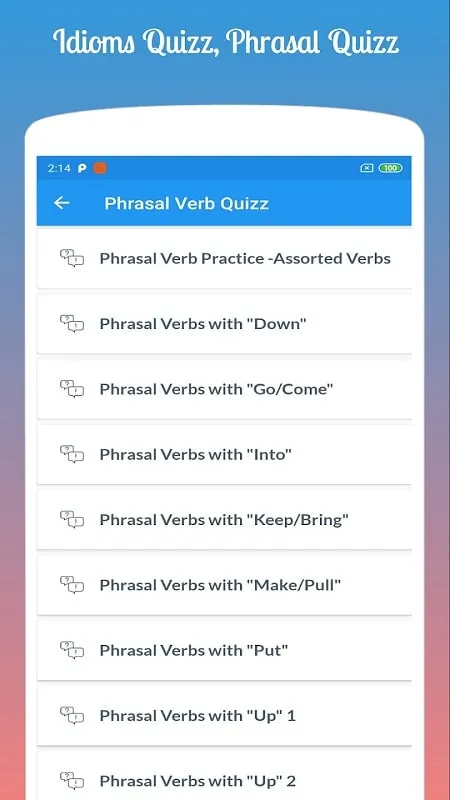English Idioms Phrases mod apk gratis