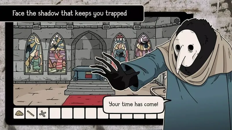 A screenshot of the Escape from the Shadows gameplay.