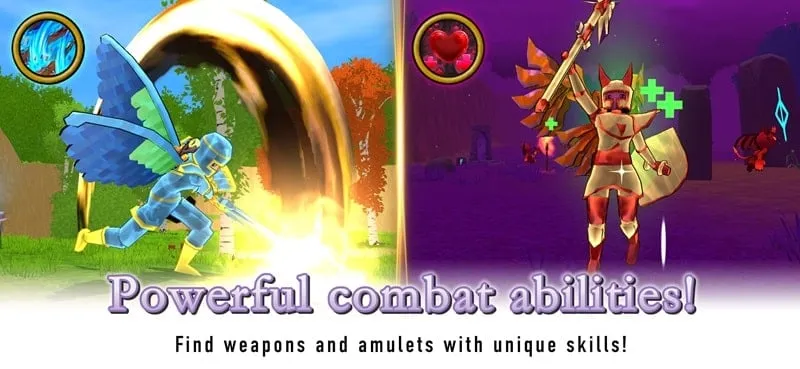 Engaging in intense combat with enhanced abilities.