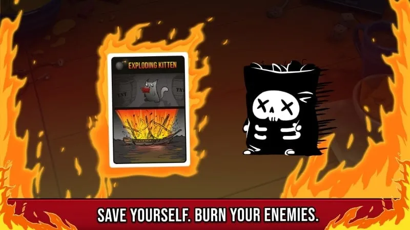 Giao diện game Exploding Kittens 2 MOD