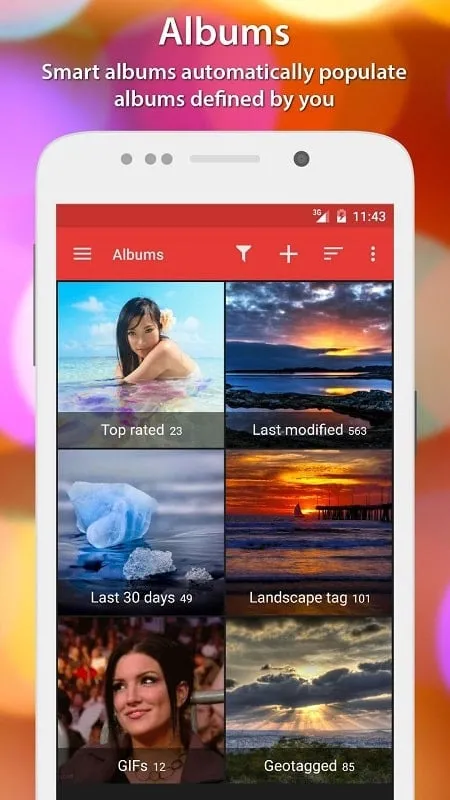 F Stop Gallery mod interface displaying search functionality