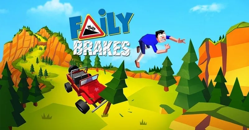 Màn hình bắt đầu game Faily Brakes.