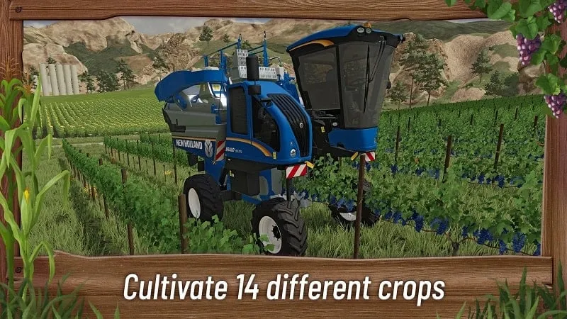 Farming Simulator 23 Mobile gameplay screenshot.