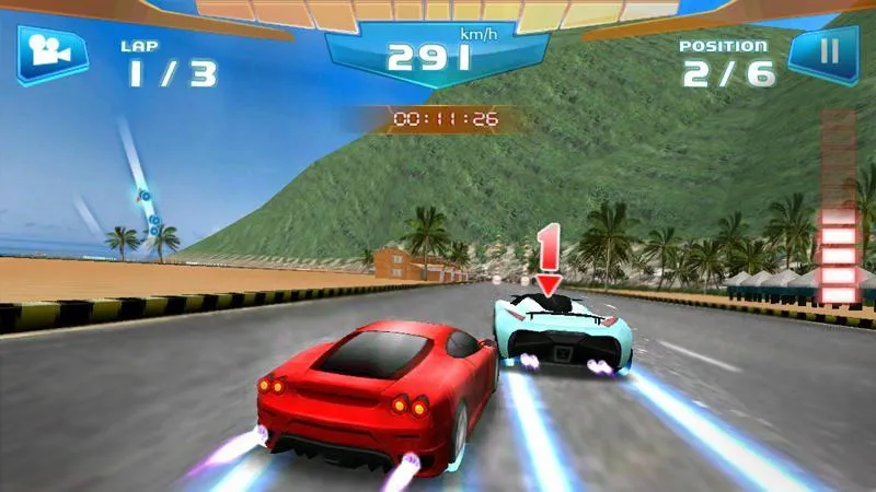 Unlocking and enhancing vehicles in Fast Racing 3D.