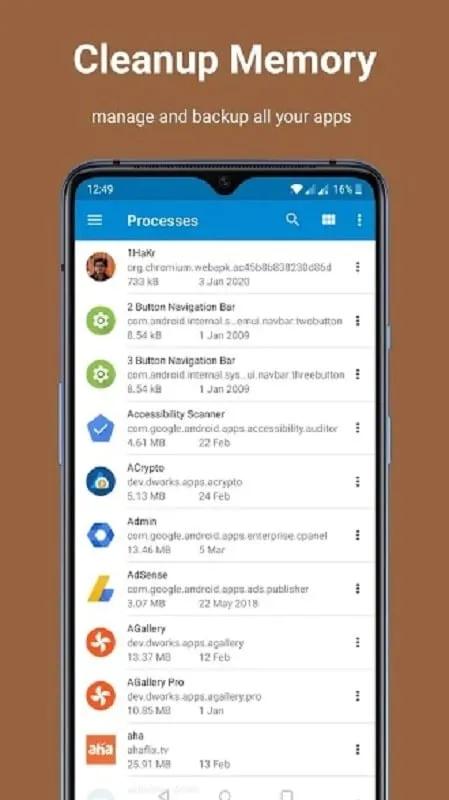 Example of a parse error during app installation on Android.