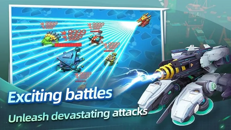 Final Tank gameplay on an Android phone.