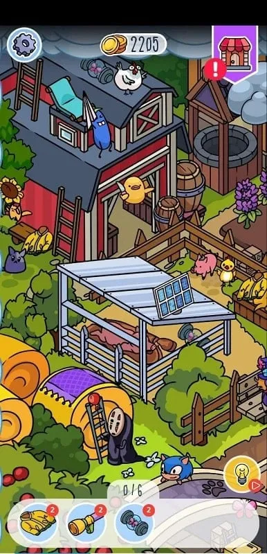 Usando la función de dinero ilimitado en el juego.