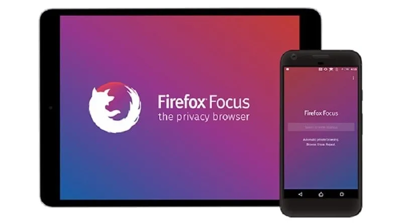 Navegador Firefox Focus optimizado para Android