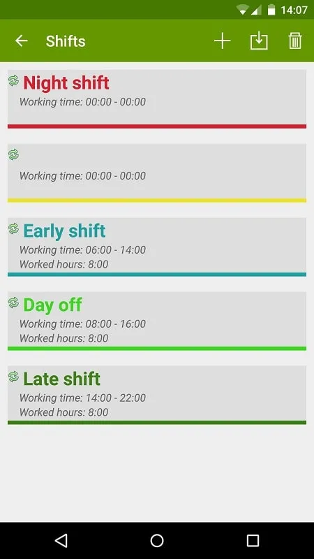 Tải xuống Shift Work Calendar MOD APK