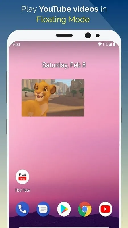 Float Tube MOD APK floating window and lock screen playback