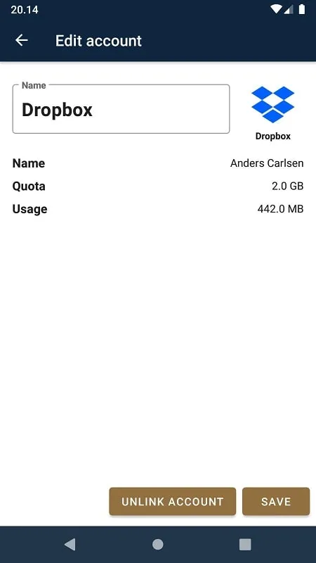 FolderSync Pro mod download screen