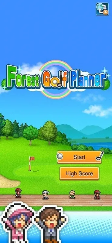 Print mostrando as diversas opções de construção disponíveis no Forest Golf Planner.