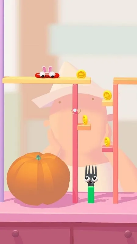 Screenshot of the Fork N Sausage game displaying in-game currency and shop items.