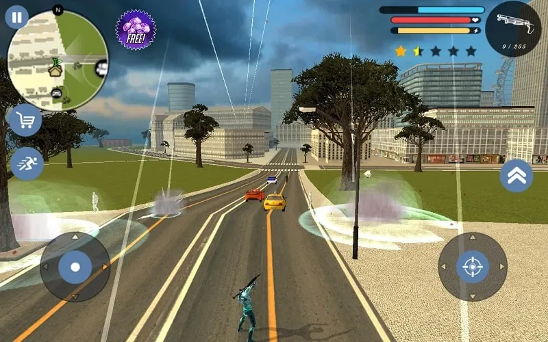 Freezero character selecting a car