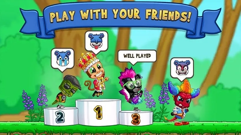 Customizing character appearance in Fun Run 3.