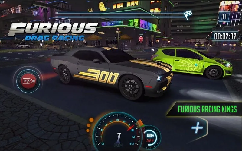 Recolectando dinero en Furious 8 Drag Racing.