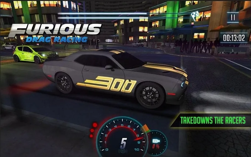 Kustomisasi mobil di Furious 8 Drag Racing.