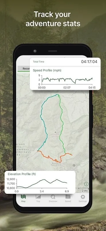 Gaia GPS mod features overview