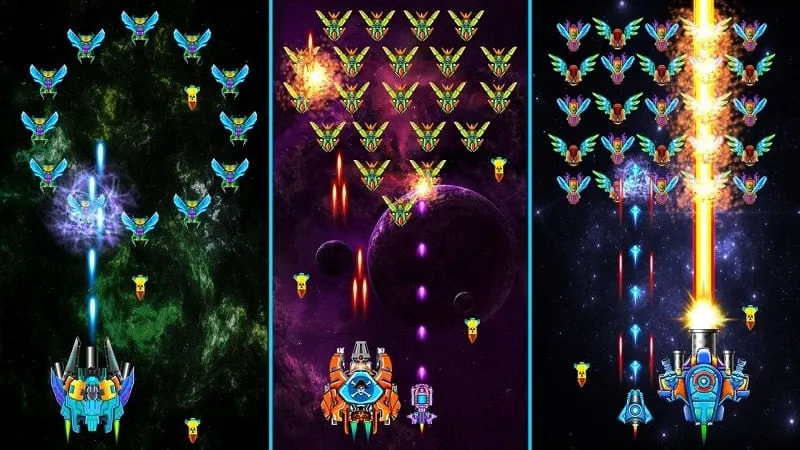 Juego Galaxy Attack Alien Shooter modificado