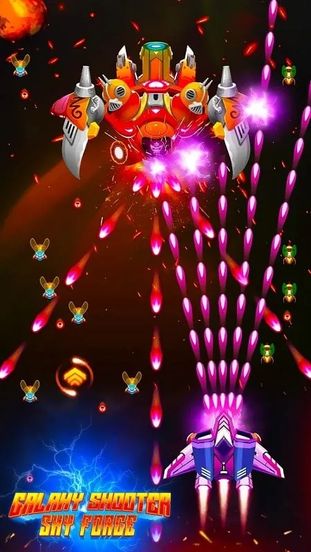 MOD de Galaxy Shooter Sky Force para Android