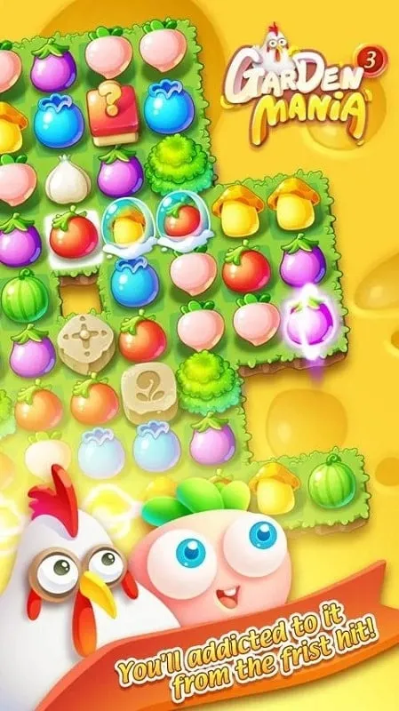 Seleccionando una mascota en Garden Mania 3. Descarga el MOD APK para una experiencia mejorada.