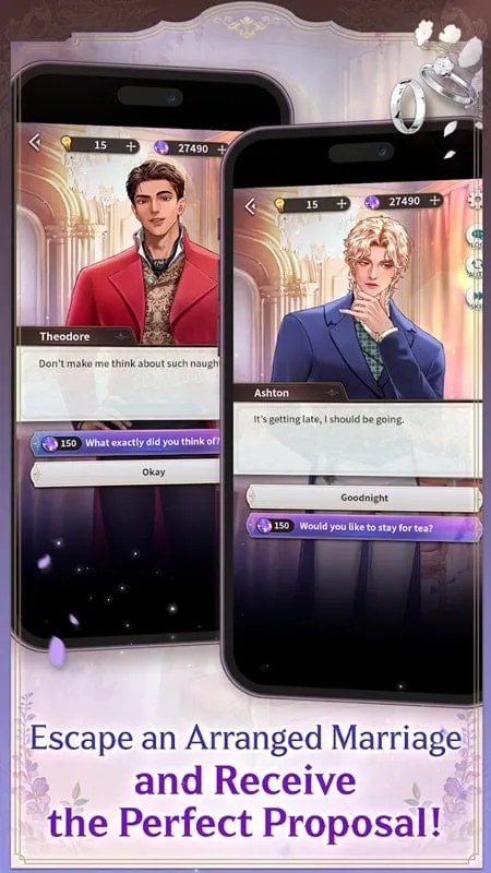 Hình ảnh trong game Gentleman's Proposal MOD APK