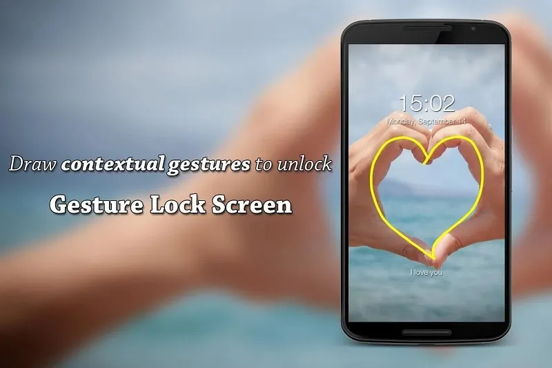 Fitur peringatan penyusup pada Gesture Lock Screen