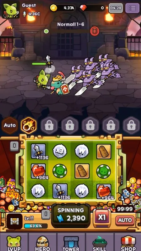 Goblin Quest in-game currency display