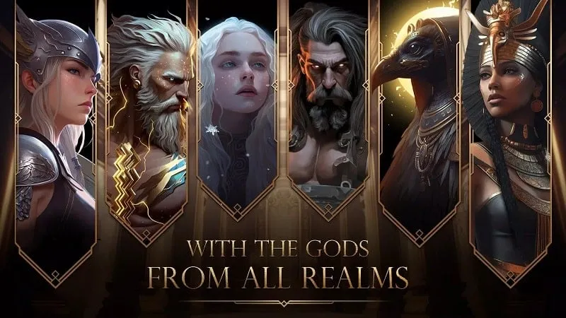 Panduan instalasi Gods Raid MOD APK di HP Android.