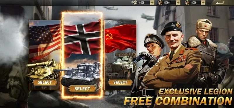 MOD Grand War WW2 Strategy Games para Android