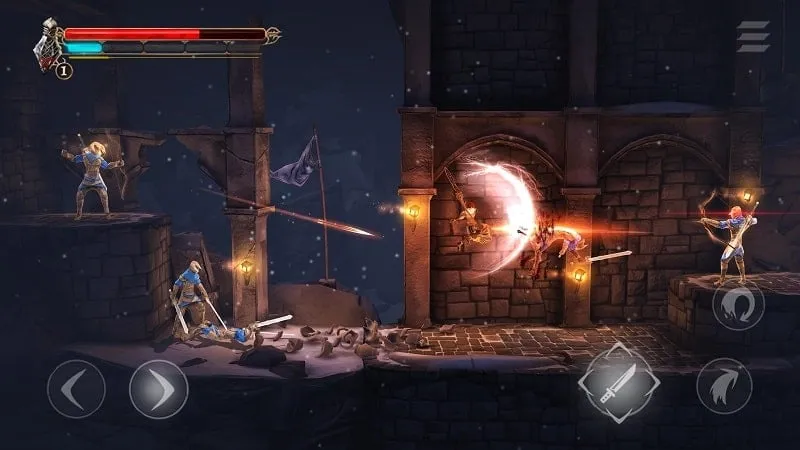 Tela de download do Grimvalor MOD APK.