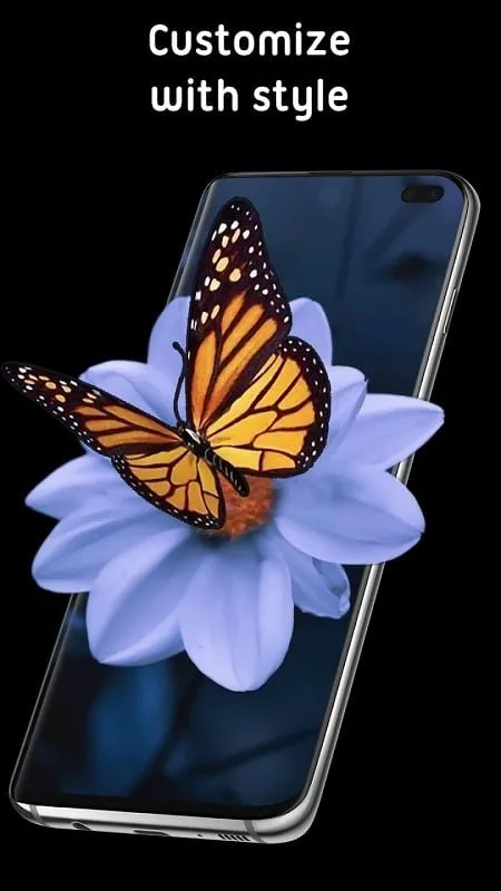 GRUBL showcasing vibrant AMOLED wallpapers