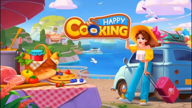 Navigating the main menu in Happy Cooking 3.