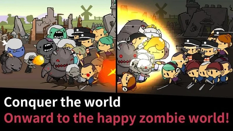 Happy Zombie Virus mod gratis para Android