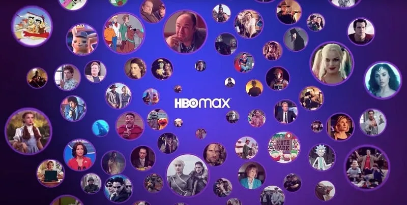 Tampilan aplikasi HBO Max