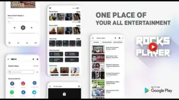 HD Video Player interface showcasing diverse format support