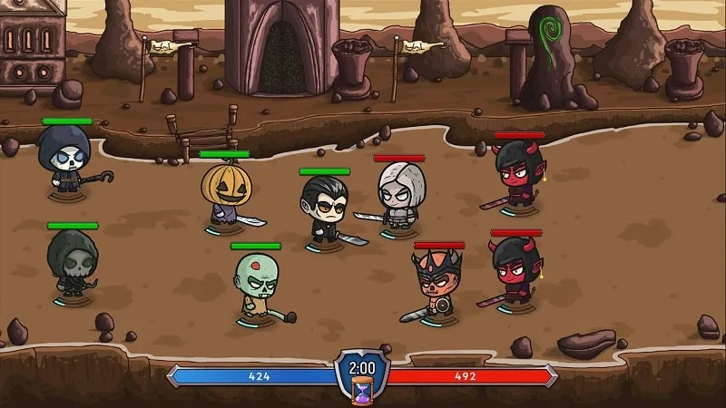 Heroes Battle Raid mod android 