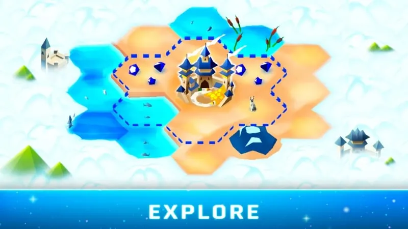 Example of in-game currency displayed as unlimited in the Hexapolis MOD.