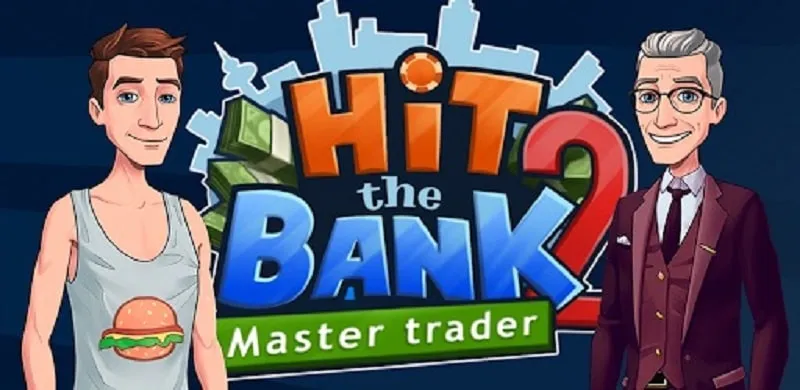 Screenshot HP dengan tampilan game Hit The Bank 2.