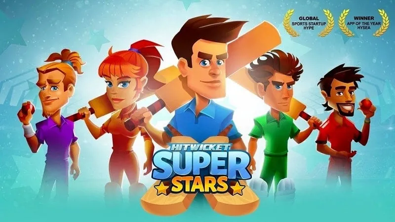 Navigating the main menu in Hitwicket Superstars.