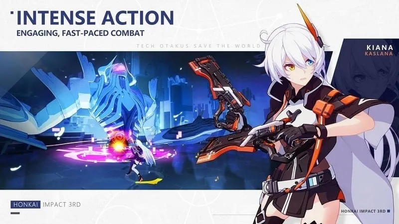 Hình ảnh màn hình chọn nhân vật trong Honkai Impact 3rd.