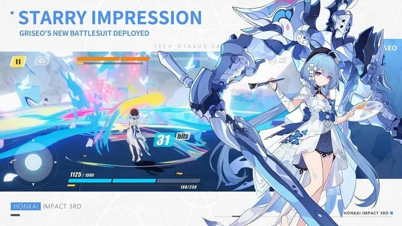 Uma Valquíria em Honkai Impact 3rd.