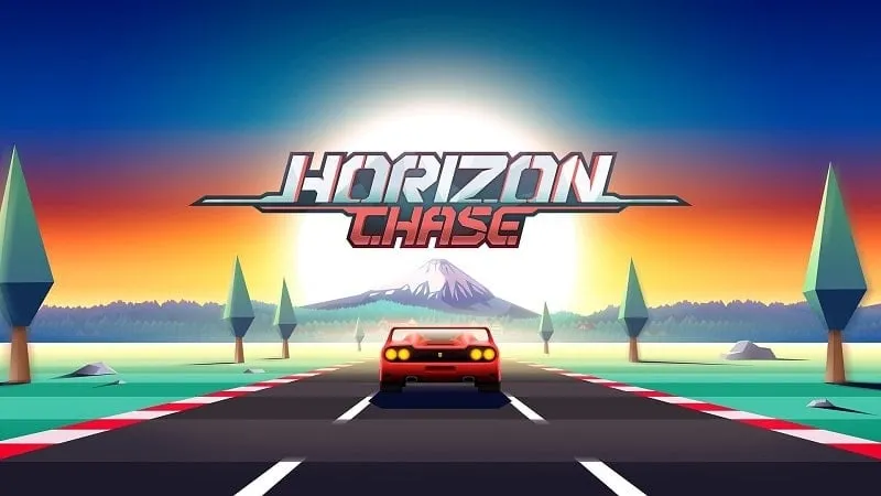 Horizon Chase gameplay on a mobile device.